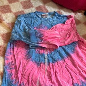 Tie-Dye Long Sleeve Shirt